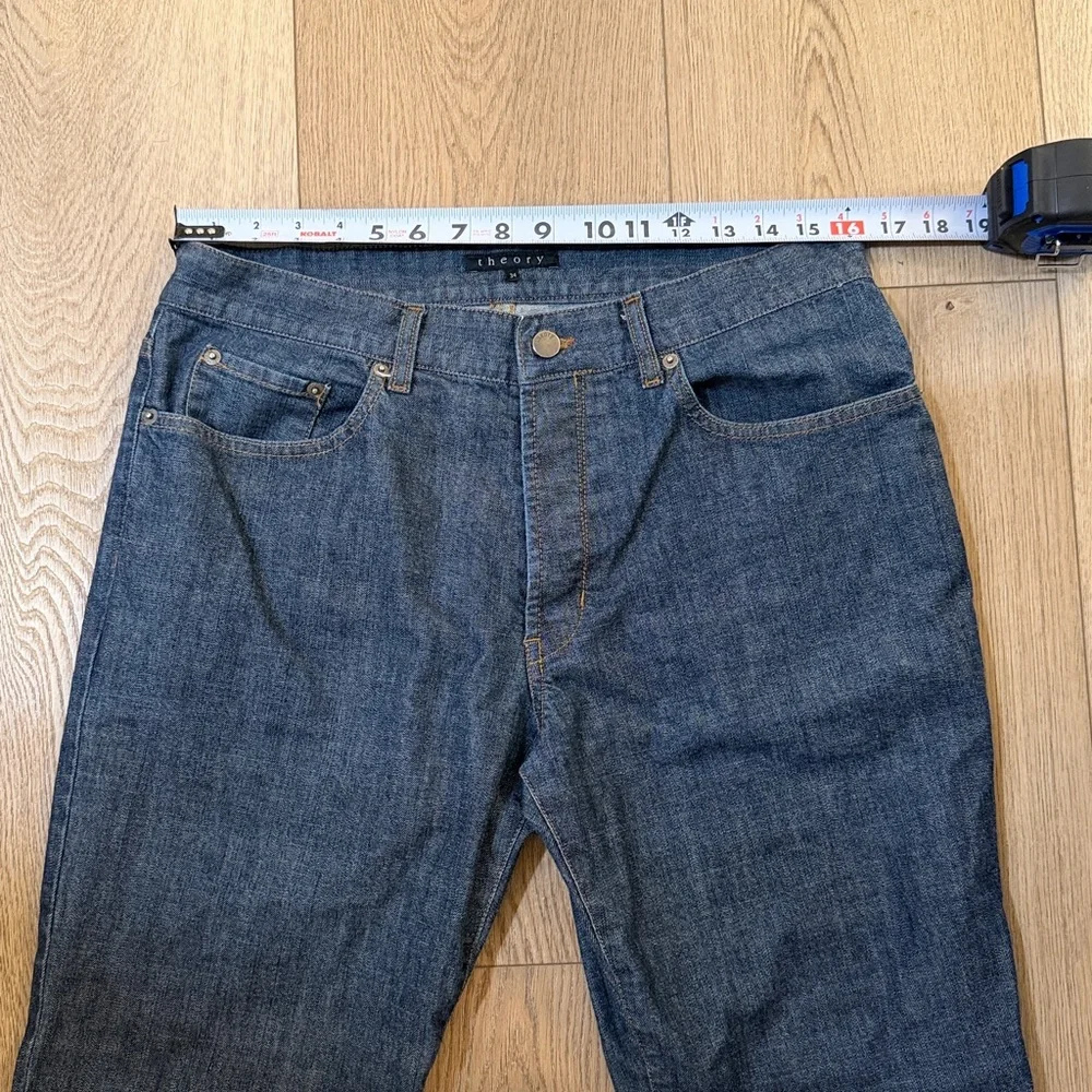 Theory Men’s Dark Blue Straight Jeans 34x32